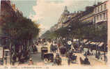 LE BOULEVARD DES ITALIENS. Carte LL. # 372 (couleur) - Arrondissement: 02