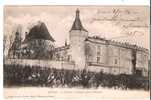 17 -  JONZAC -lot De 4 Cartes 2 Précurseur 1903 - Le Château -Côté De La Sous-préfecture- Place Des Tilleuls - Le Jardin - Jonzac