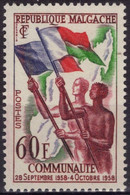 MADAGASCAR Poste 340 * MH Communauté Française - Madagaskar (1960-...)