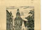 - SCHULSTRASSE MIT STADTKIRCHE . REPRO DE DESSIN - Artis Historia