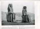 - REPROS DE PHOTOS RECTO-VERSO EDITEES DANS LES ENNEES 1910 1. COLOSSES DE MEMMON 2. COLONNADE DU LOUVRE - Ohne Zuordnung