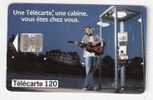 TELECARTE  120 U  , Cabine Téléphonique ; Jeune Avec Guitare ; 1997  ; TB - Telefoon