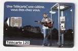 TELECARTE  120 U  , Cabine Téléphonique ; Jeune Avec Guitare ; 1997  ; TB - Telephones