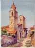 06 - Le Cannet - L'Eglise Ste-Catherine. (MINI CARTE PORTEFEUILLE Format 10.8 X 7.8) - Le Cannet