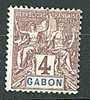 Gabon (*) N° 18 - 4c Lilas - Brun - Other & Unclassified