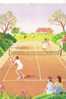 TENNIS - Illustration De  B. LEBRETON  -   " Un Set à O "  - N°  291 - Tennis