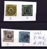 Bade 1851-52, Chiffre, N° 2-3-5-7    Cote 163 €  Gestempeld  =   Bon Marché  BILLIG - Used