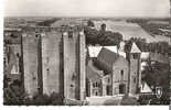 CPSM Dentelé Noir Et Blanc: BEAUGENCY La Tour De César Et L'abbatiale - Beaugency