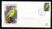 Surinam 1985 Orange-winged Amazon, Bird (SG872a) FDC - Papageien