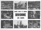 01 ) FL) DIVONNE LES BAINS, Multivues CPSM N&B, 150 X 105 Cellard édit - Divonne Les Bains