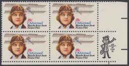 !a! USA Sc# C099 MNH ZIP-BLOCK (LR) - Blanche Stuart Scott - 3b. 1961-... Ungebraucht