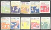 Albania Olympic Games In Tokio MNH** Imperforated Full Set 1964 - Sommer 1964: Tokio