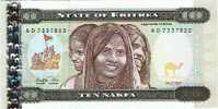 10 Nakfa "ERYTHREE"   24 Mai  1997 UNC  Ble 26 - Eritrea