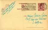 A00030 - Entier Postal - Carte Postale N° 126 NF - De 1946 Avec Belle Flamme Foire Int De Bruxelles En 1948 - Postcards 1934-1951