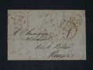 (218) Old Stampless Cover From Leith(UK-11/08/1855)to Rouen(France) - ...-1840 Préphilatélie