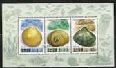 R238.-.KOREA / COREA .- 1994 .- USED  SHEET.- SHELLS / CONCHAS / COQUILLE .- # 1 - Crustacés