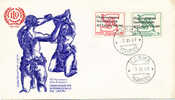 ITALIA 1969  FDC O.I.L. ORGANIZZAZIONE INTERNAZIONALE DEL LAVORO. ANNULLO PARMA. - IAO