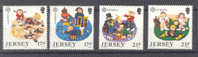 1989 Jersey CEPT Kinderspiele Mi 476-9 / Sc 511-4 / YT 474-7 MNH / Neuf Sans Charniere / Postfrisch - 1989