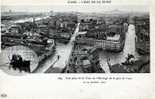 75 PARIS CRUE DE LA SEINE VUE PRISE DE LA TOUR DE L'HORLOGE ELD - Inondations