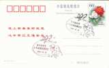 48th World Table Tennis Tennis Tavolo   Championship Postmark ,  Pre-stamped Card , Postal Stationery - Tenis De Mesa