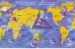 4 Telecartes NOUVELLE ZELANDE En Puzzle (1) WHITBREAD Course Du Monde 1993-94 - NEW ZEALAND YACHT RACE HEINEKEN TROPHY - Rompecabezas