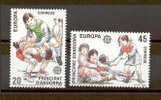 SERIE TIMBRES NOUVEAUX ANDORRE EUROPA JEUX D'ENFANTS 1989 - 1989