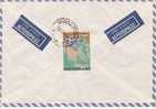 LETTRE 1972. RECOMMANDE: PAR AVION 1x TIMBRES 4,50 AP - Covers & Documents