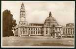 Real Photo Postcard City Hall Cardiff Glamorgan Wales  - Ref 2 - Glamorgan