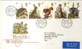 10.395 FDC  G.B. - Rodents