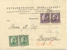 Yougoslavie 1923 Pour La Suisse. Yvert 130(2)-132(2) - Covers & Documents