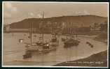 Judges Real Photo Postcard Conway From Marine Walk Carnarvon Wales Harbour Boats Bridge  - Ref 9 - Caernarvonshire