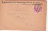 LETTRE ALLEMANDE . PARTIE DE SAAR(SARE) ARRIVEE A POITIERS 86 - Other & Unclassified