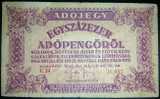 Paper Money,Banknote,Hungary,Soviet Ocuppation?,Pengo,Dim.135x82mm,Year Of 1946. - Ungarn