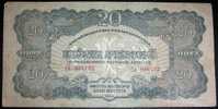 Paper Money,Banknote,Hungary,Soviet Ocuppation,20 Pengo,Dim.166x83mm,Year Of 1944. - Hongarije