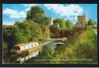 J. Salmon Postcard Narrowboat Canal Boat Gailey Wharf Stafford Staffordshire & Worcester Canal - Ref A10 - Andere & Zonder Classificatie