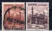ET+ Ägypten 1953 Mi 406-07 - Used Stamps