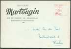 CHOCOLAT MARTOUGIN Borgerhout Anvers Affr. Mécanique 90c/M114 Vers Wakken.  TB - 3188 - Alimentation