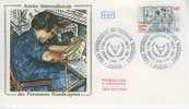 BJ0699 Handicap Dessinateur Industriel 2173 France 1981 FDC Premier Jour - Handicap