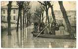 CPA 94.-BRY-sur-MARNE.-Innondations De 1910.-Rue De La Pépinière.-Barque Bien Animée-(qsd 227) - Bry Sur Marne