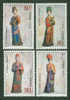 2003 CHINA 2003-15 Painted Statues Of The Jinci Temple 4V STAMP - Ungebraucht