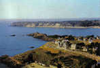 Carte Postale 22. Erquy Et La Pointe De La Heussaye  Vue D´avion Trés  Beau Plan - Erquy