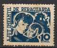 Viñeta Catalana AJUT INFANTIL 10 Cts - Spanish Civil War Labels