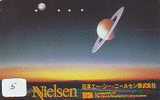 NEWTON Sur Telecarte (5) Nielsen  Space - Spazio