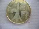 MONNAIE COMMEMORATIVE COLLECTION EUROPEENNE MEDAILLE   PARIS FRANCE - Gedenkmünzen