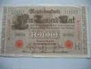 BILLETS DE BANQUE ALLEMAGNE DEUTSCH  1000 REICHSBANKNOTE  DE 1910 - 1000 Mark