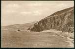 Early Postcard The Cliffs & Beach Llanrhystyd Cardigan Cardiganshire Wales - Ref A28 - Cardiganshire