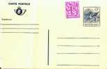 AP - Entier Postal - Carte Postale N° 196 - Oiseaux Indigènes - 13,00 Fr Bleu Sur Crème - Avocette - F - Briefkaarten 1951-..