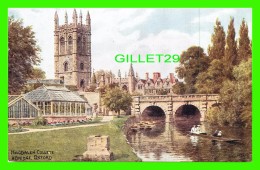 OXFORD, UK - MAGDALEN COLLEGE & BRIDGE - ANIMATED - PUB. J. SALMON LTD No 1355 - - Oxford