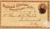 A00009 - Entier Postal - Carte Postale Américaine - United States Postal Card - ...-1900