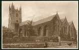 Early Real Photo Postcard St Andrew´s Church & Children Plymouth Devon  - Ref A35 - Plymouth